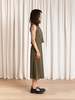 Ali Golden High Neck Pleated Tank Top - Thumbnail 7