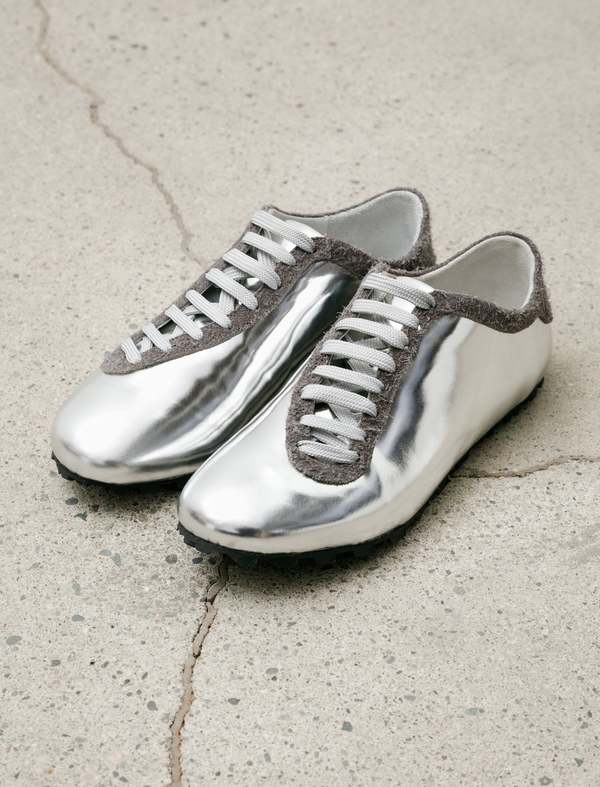 Sine & Cosine Johan Mirror Calf/Brushed Suede Sneakers