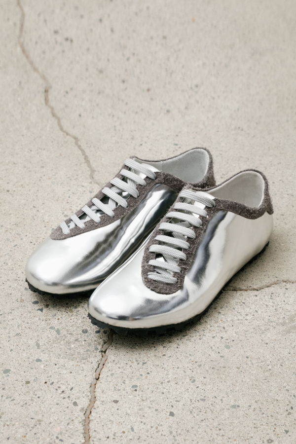 Sine & Cosine Johan Mirror Calf/Brushed Suede Sneakers