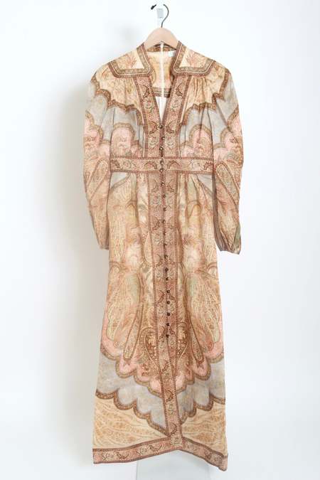 chinese dress ladies Zimmermann // Lace Button Up Cassia Dress  VSP Consignment