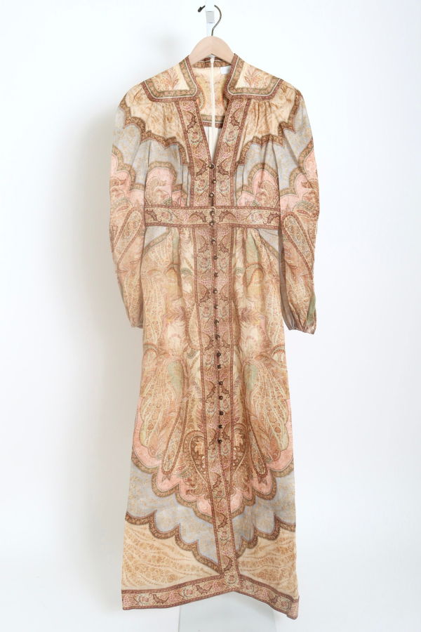 Zimmermann Wanderlust Plunge Midi Dress