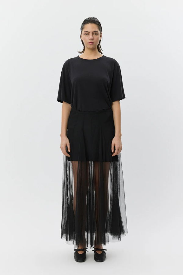 Sofie Schnoor Roasly Maxi Tulle Skirt - Black