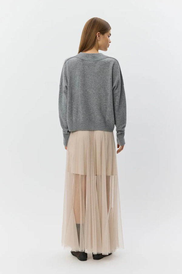Sofie Schnoor Roasly Maxi Tulle Skirt - Sand