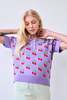 Gigi Knitwear Cherry Polo Top - Thumbnail 3