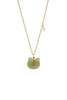 Seree Choupette Cat Pendant Necklace - Green - Thumbnail 1