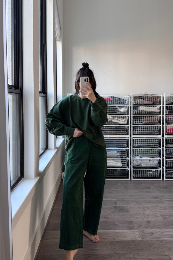 Le Bon Shoppe Corduroy Arc Pants - Foret