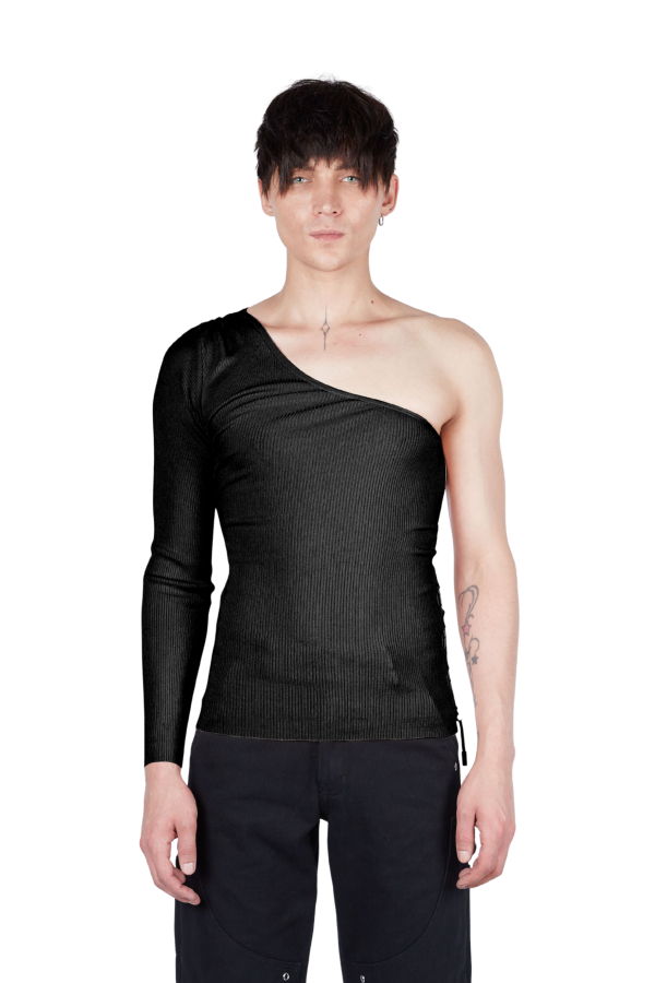 FANG NYC Essential One Sleeve Adjustable Top - Black