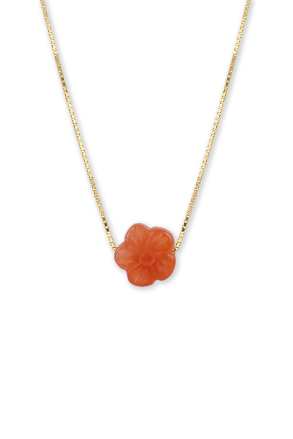 seree Kyoto Flower pendant necklace - Gold
