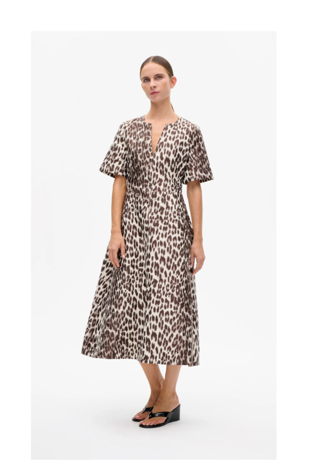 Baum und Pferdgarten Avia Dress in Light Leopard - Image 2 of 3