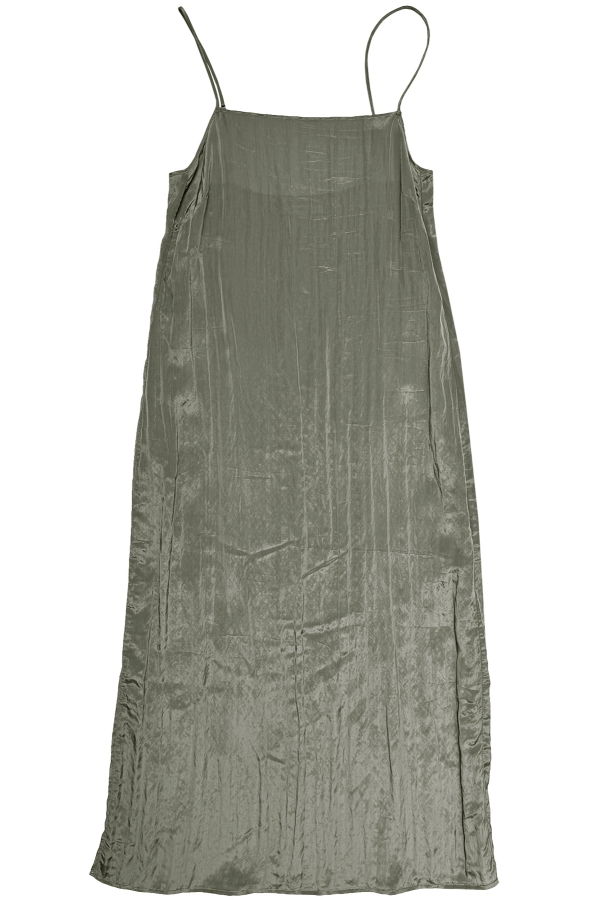 Ali Golden Square Neck Slip Dress