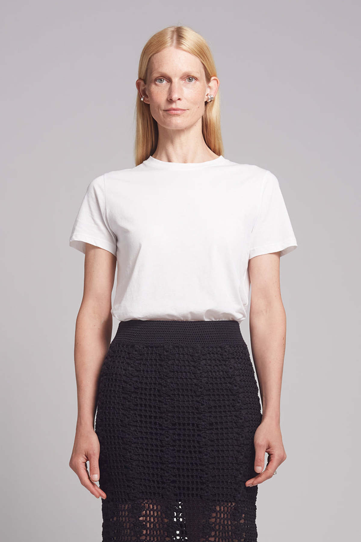 ELEVEN SIX Lara Crew T-Shirt - White - Image 1 of 14