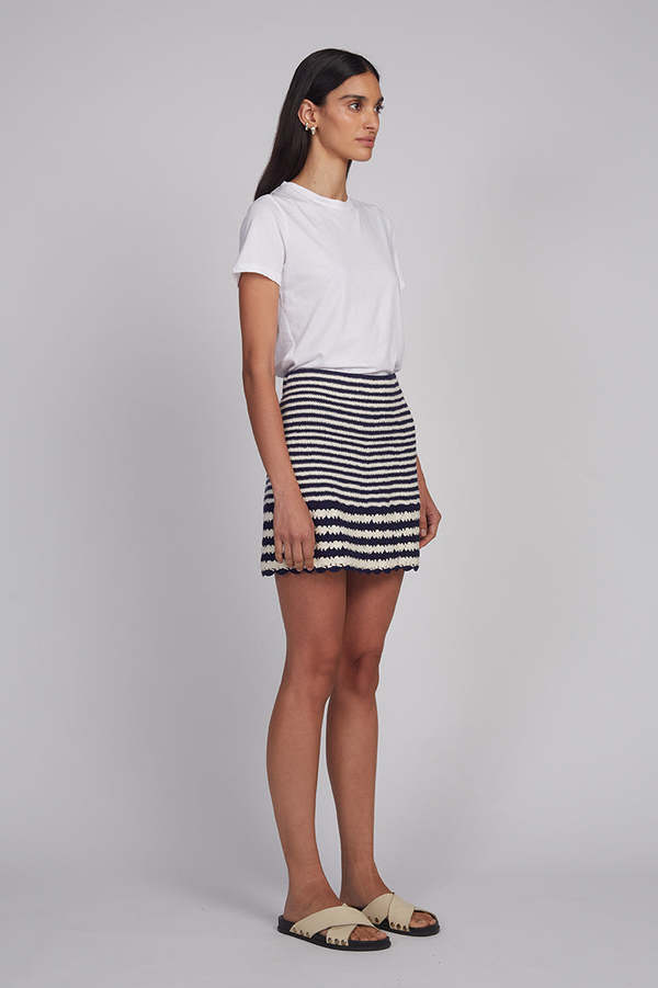 ELEVEN SIX Lara Crew T-Shirt - White