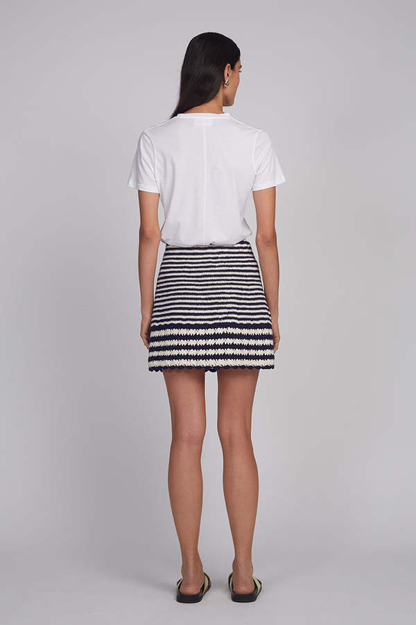 ELEVEN SIX Lara Crew T-Shirt - White