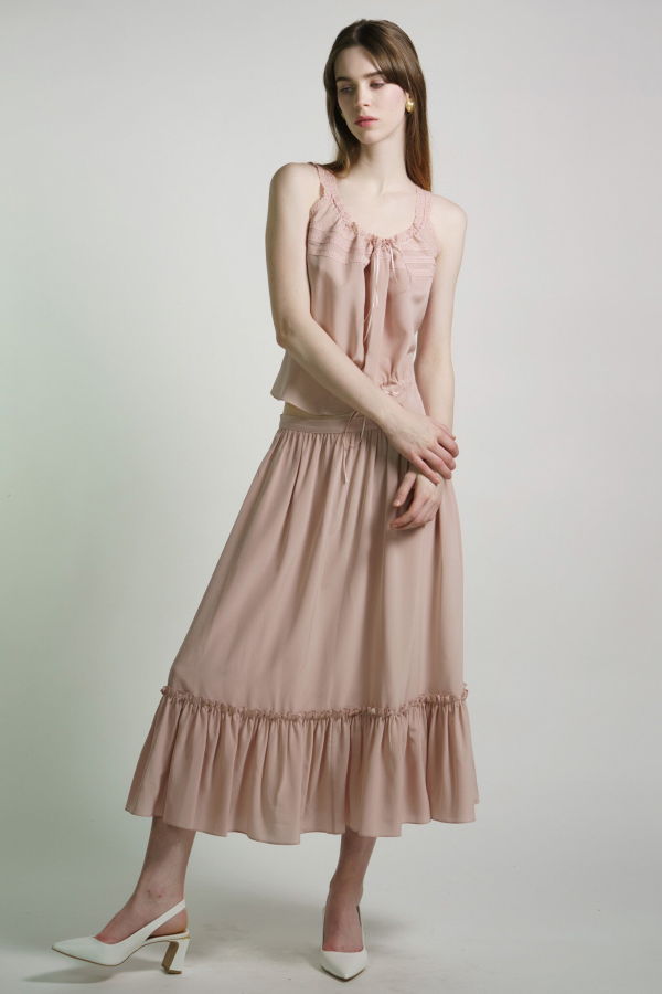 Kristinit Silk Rosalie Skirt