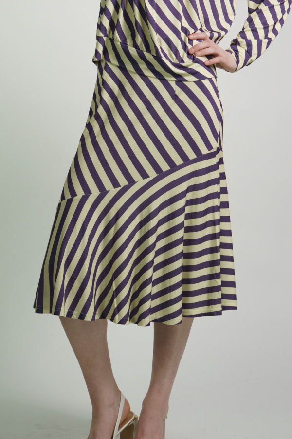 Kristinit Stripe Riviera Skirt