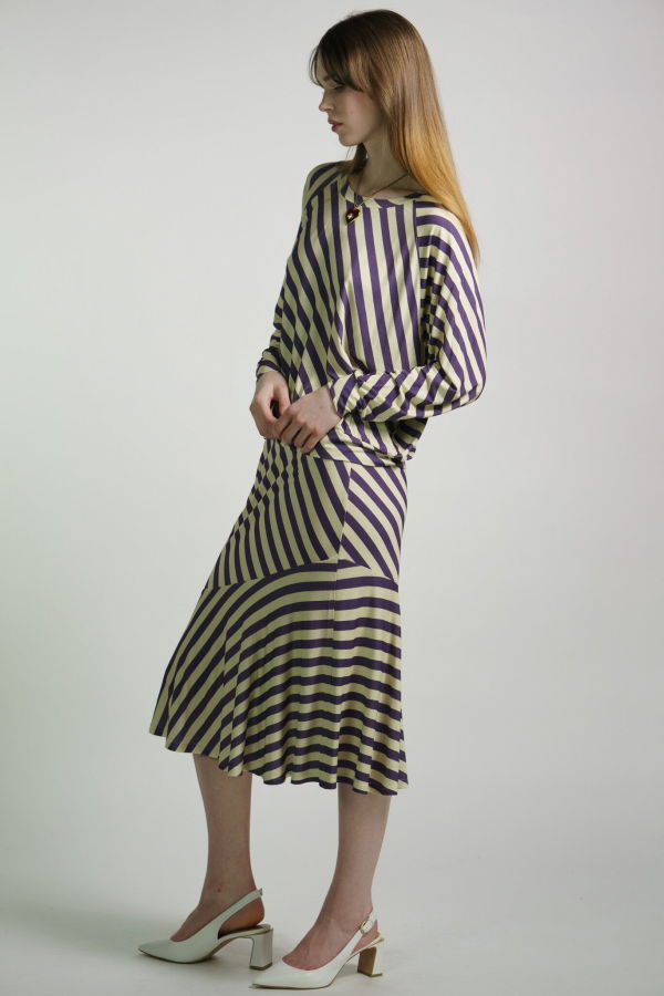 Kristinit Stripe Riviera Skirt