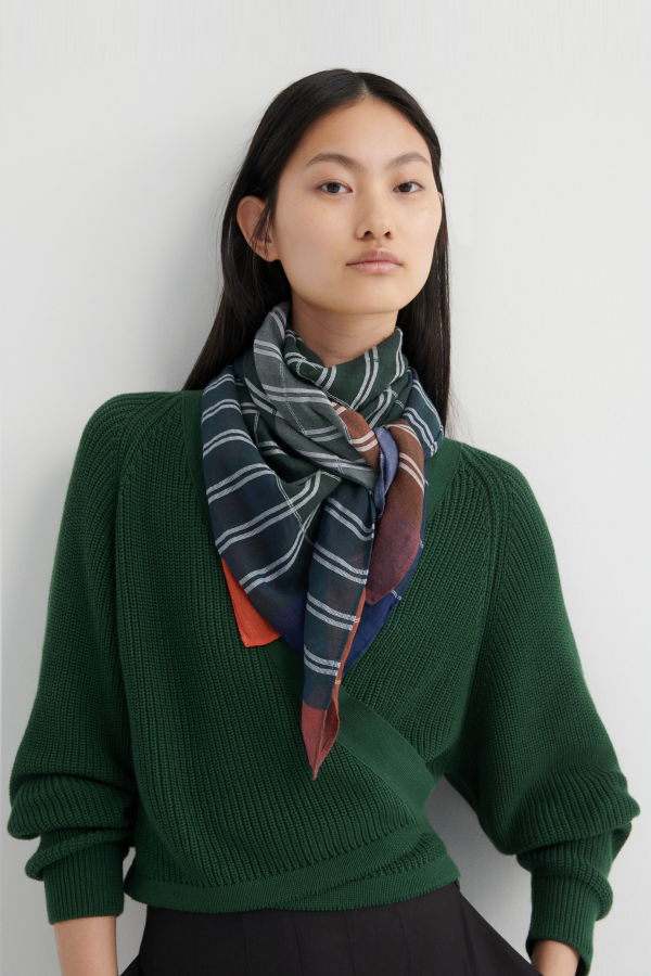 Kowtow Warp Scarf - Palette Check