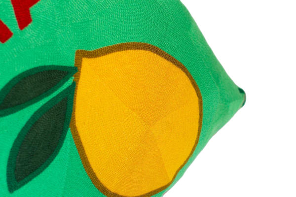 The Pillow Drop Amalfi Needlepoint Cushion