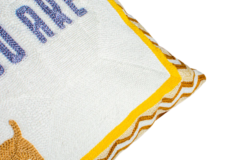 The Pillow Drop Be The Person Your Dog Thinks You Are Needlepoint Cushion