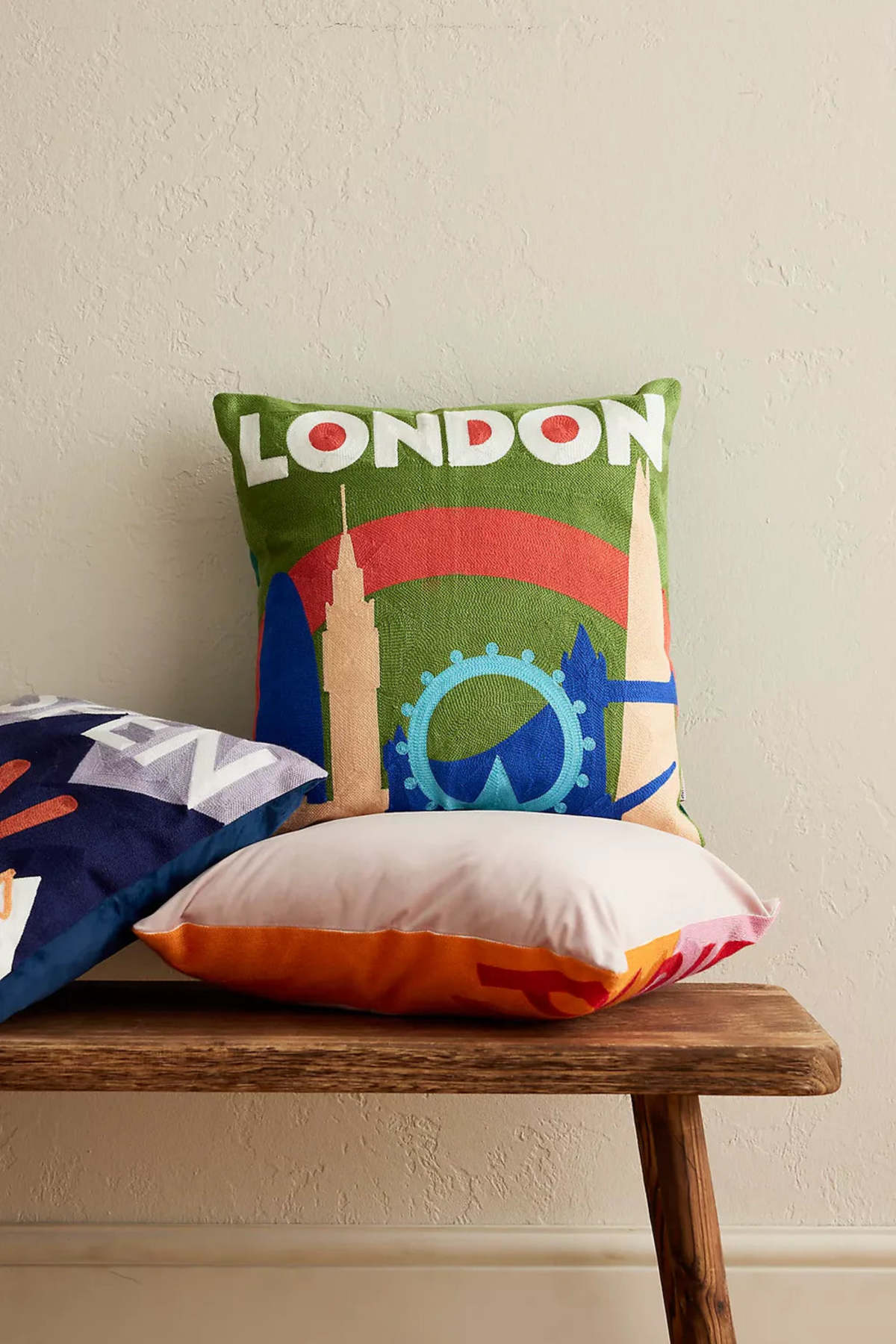 The Pillow Drop London Needlepoint Cushion - Image 4 of 4