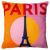 The Pillow Drop Paris Needlepoint Cushion - Thumbnail 1