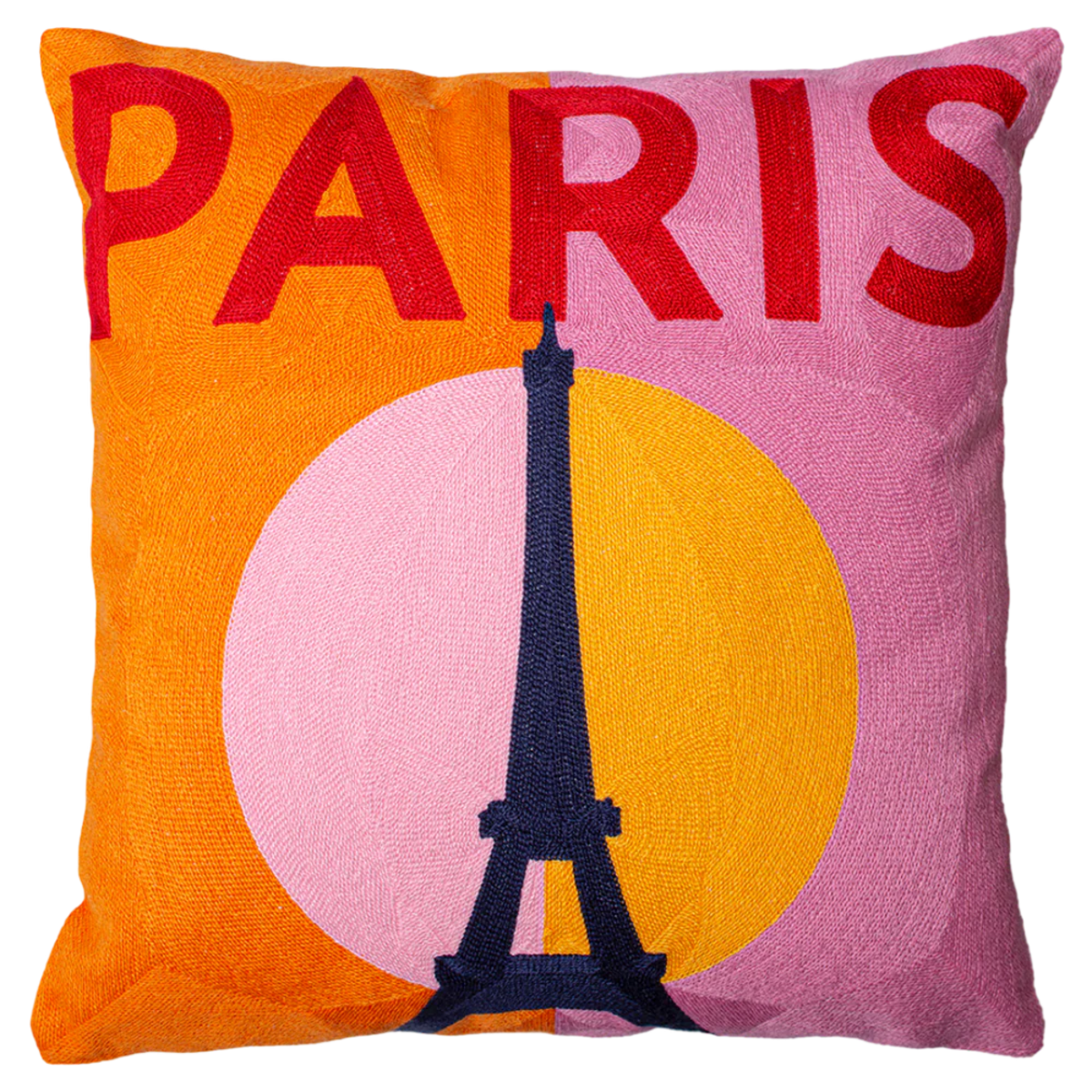 The Pillow Drop Paris Needlepoint Cushion - Image 1 of 5