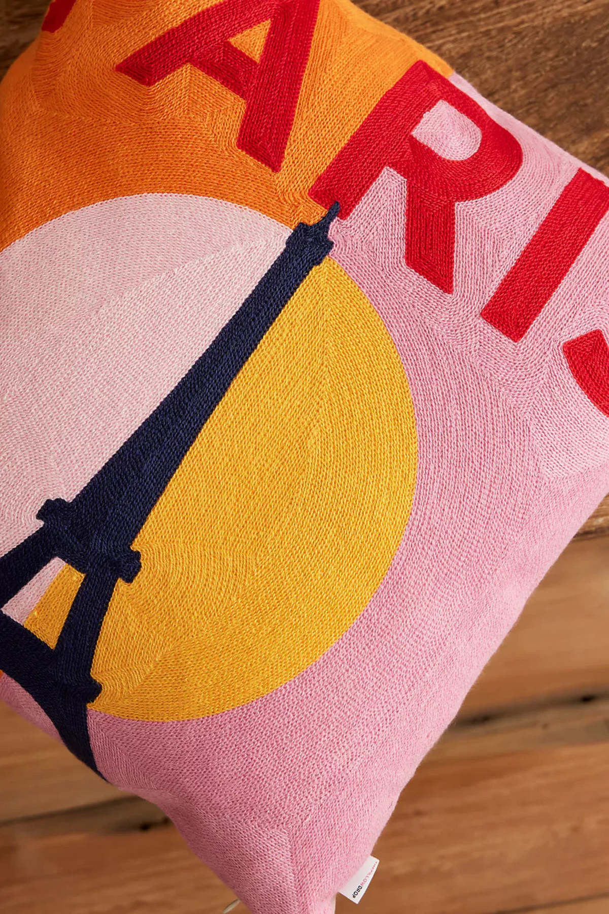 The Pillow Drop Paris Needlepoint Cushion - Image 5 of 5