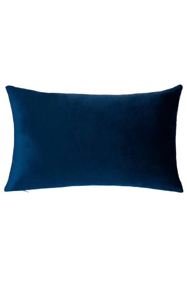 The Pillow Drop Please Leave By 9 Needlepoint Cushion - Navy