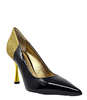Madison Maison Alena High Heel Pump - Black/Gold - Thumbnail 2