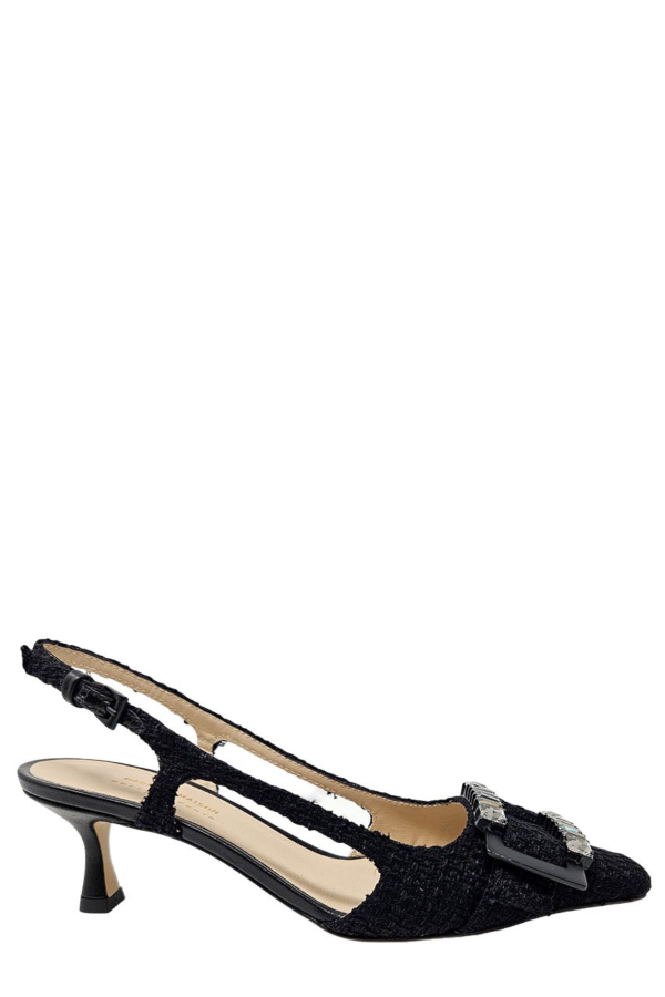 Madison Maison Atena Heel Slingback - Black
