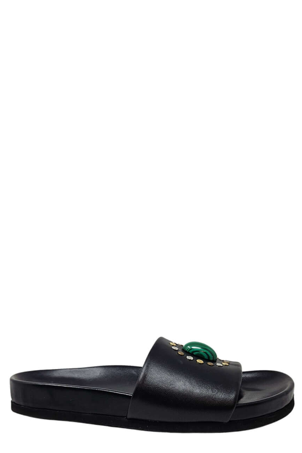 Madison Maison Athena Open Toe Sandal - Black