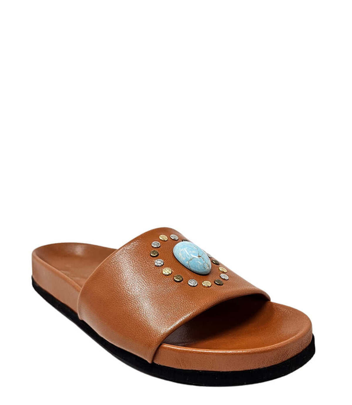 Madison Maison Athena Open Toe Sandal - Cognac - Image 3 of 4