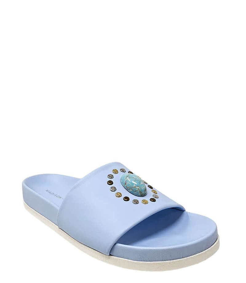 Madison Maison Athena Open Toe Sandal - Sky Blue