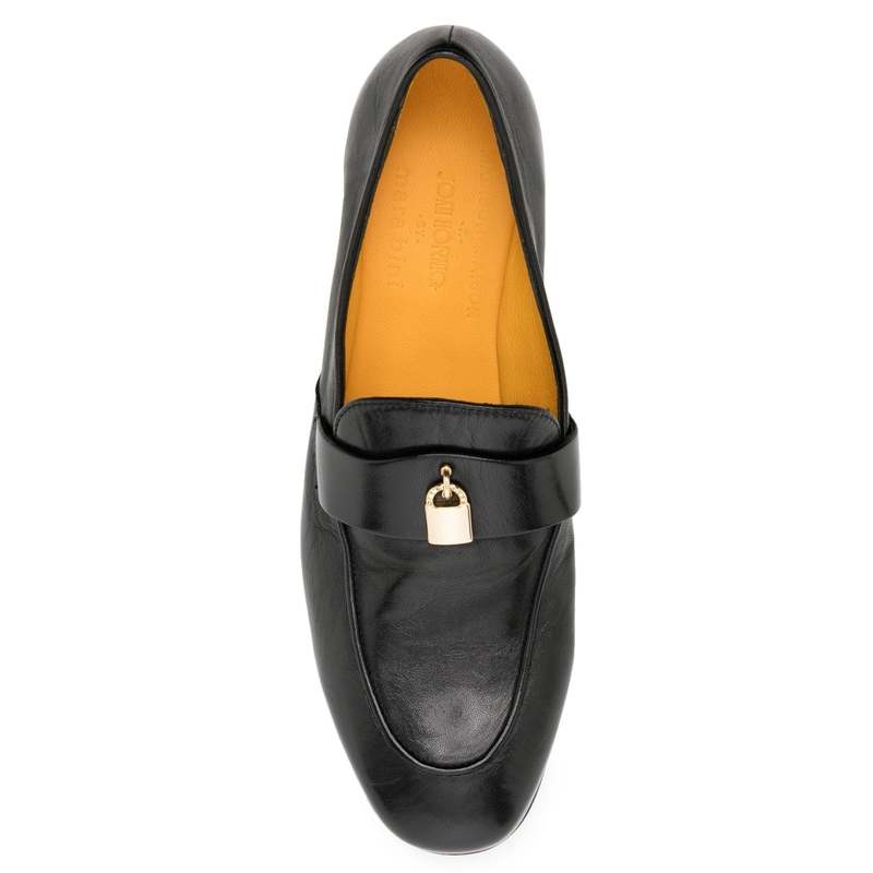 Madison Maison Black Lock Loafer - Black