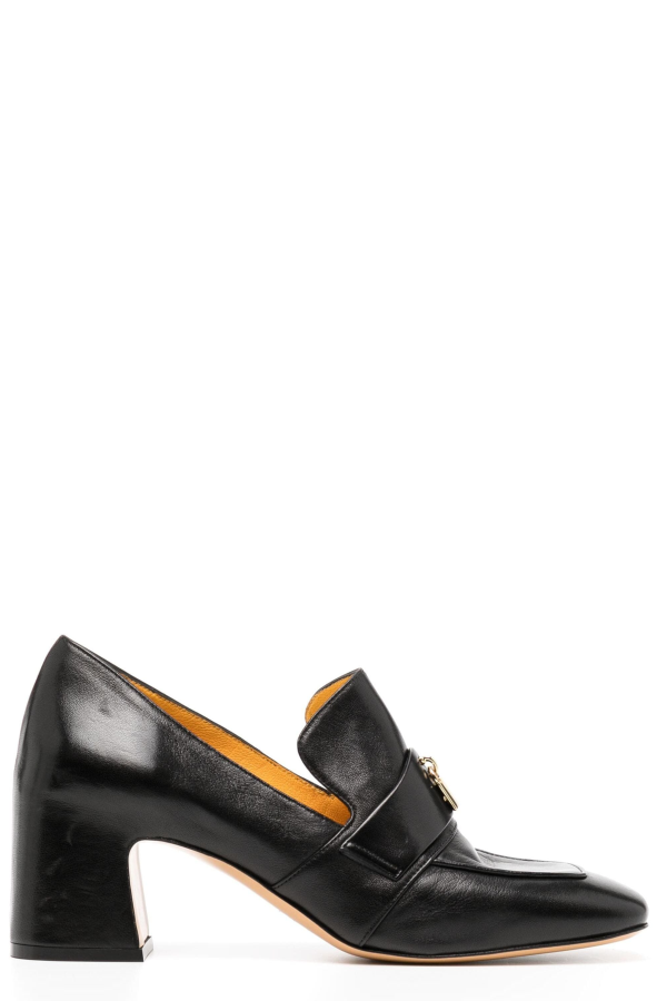 Madison Maison Lock Heel Loafer - Black