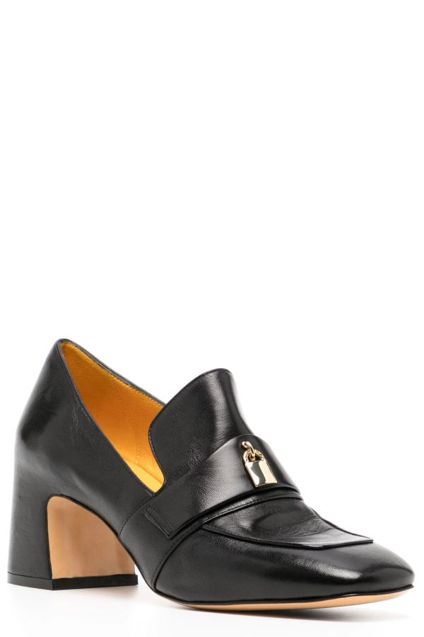 Madison Maison Lock Heel Loafer - Black