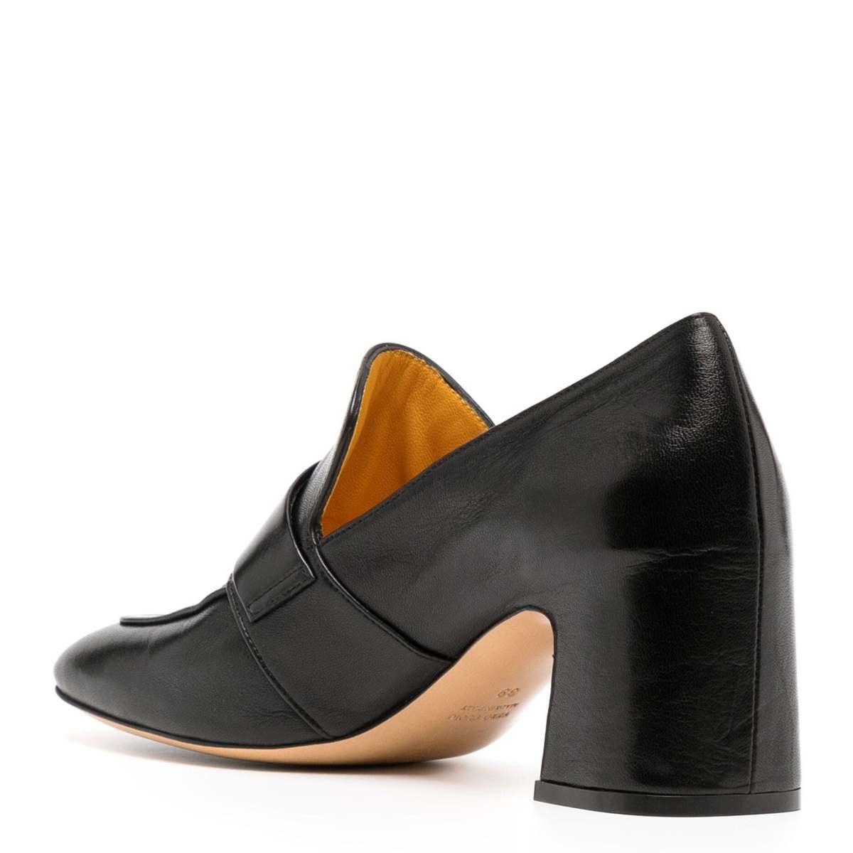 Madison Maison Lock Heel Loafer - Black - Image 3 of 4