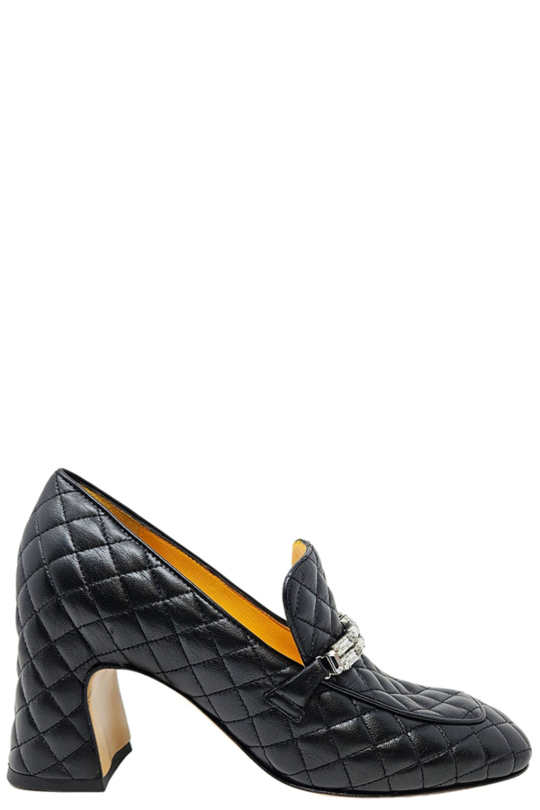 Madison Maison™ Black Leather Quilted Loafer