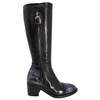Madison Maison Tall Hand Rubbed Lock Boot - Black - Thumbnail 1