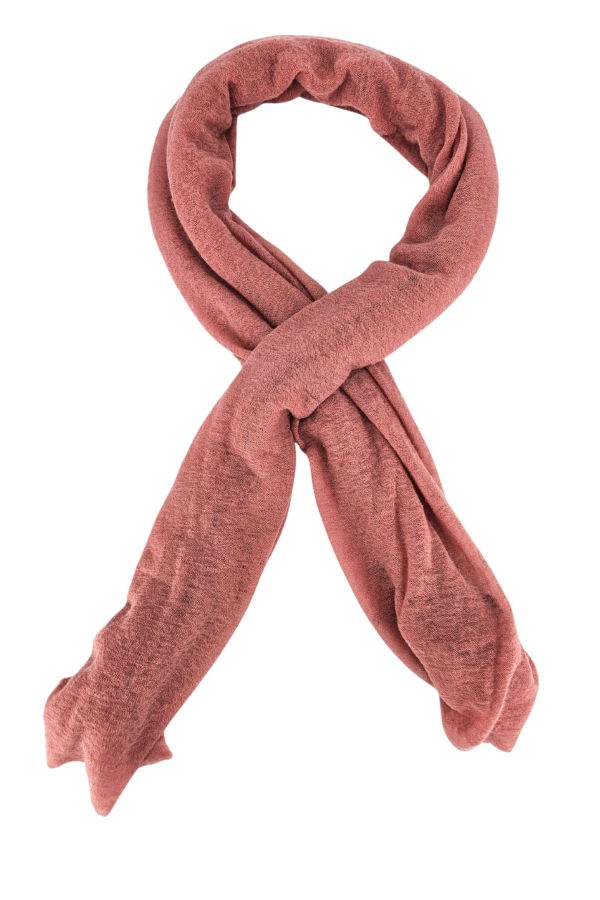 Botto Giuseppe Small Cashmere Plain Scarf - Blush Pink