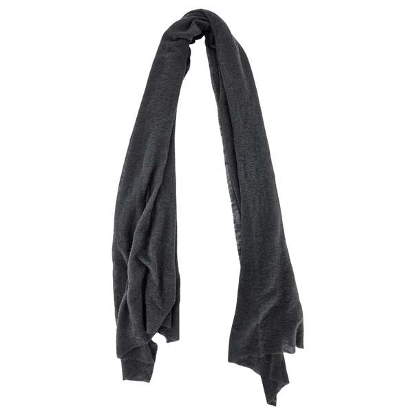 Botto Giuseppe Large Cashmere Plain Stole - Steel Grey