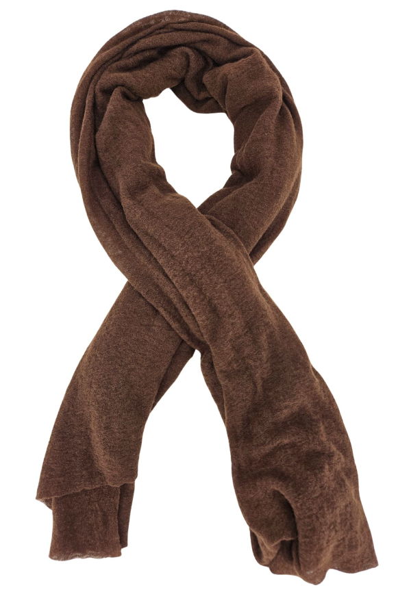 Botto Giuseppe Large Cashmere Plain Stole - Brown