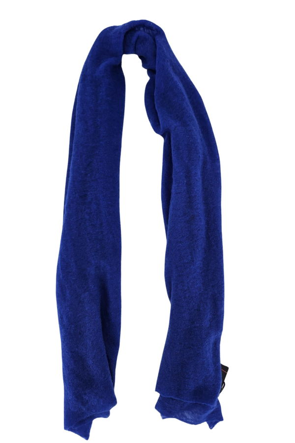Botto Giuseppe Large Cashmere Plain Stole - Cobalt Blue