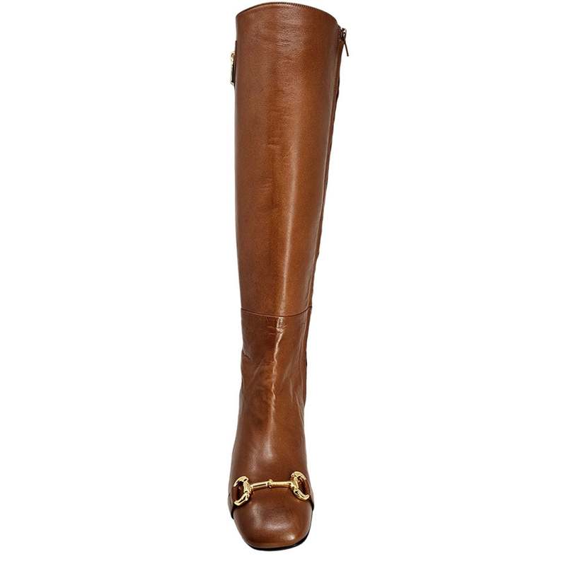 Madison Maison Cognac Tall Lock Boot - Cognac