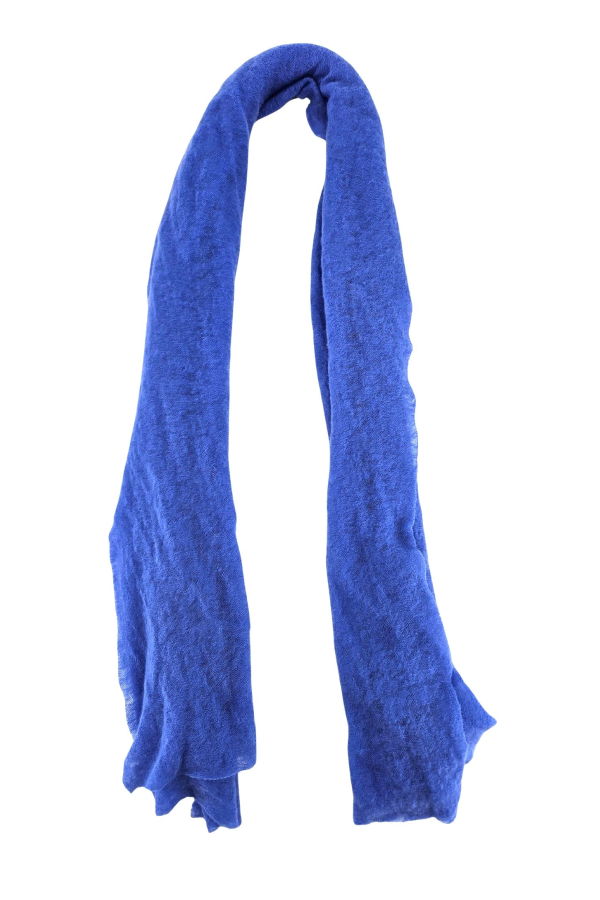 Botto Giuseppe Small Cashmere Plain Scarf - Denim