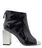 Madison Maison Fatima Hi Heel Sandal - Black/Silver - Thumbnail 1
