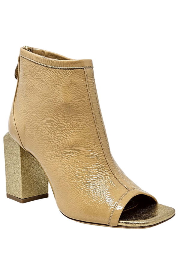 Madison Maison Fatima Hi Heel Sandal - Nude/Gold