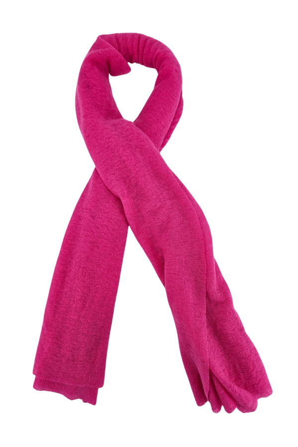 Botto Giuseppe Small Cashmere Plain Scarf - Fuchsia