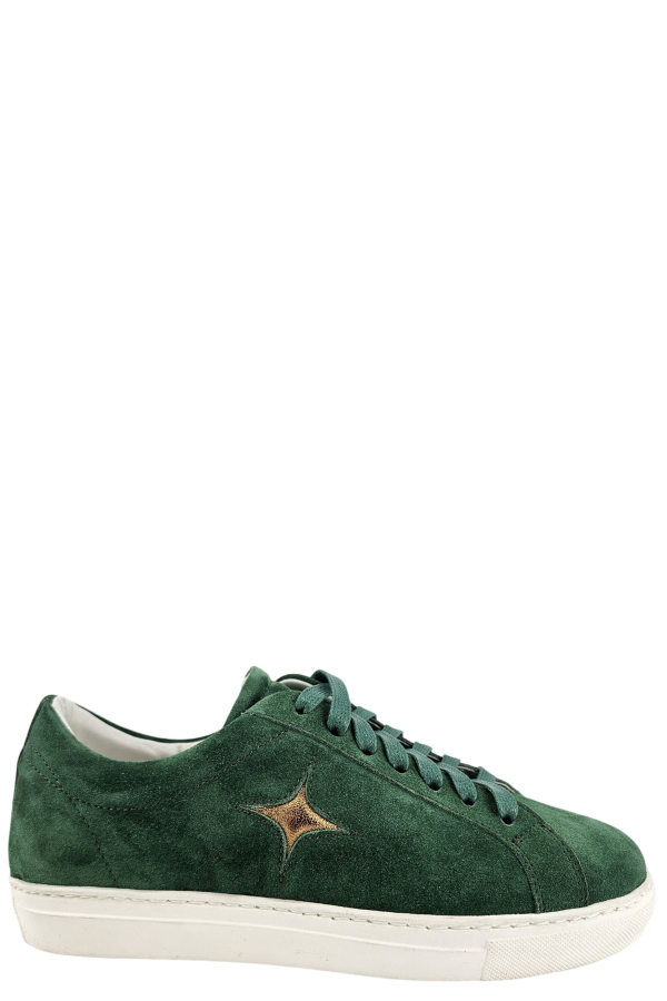 Fashion Moda Sirius Star Suede Sneaker - Green