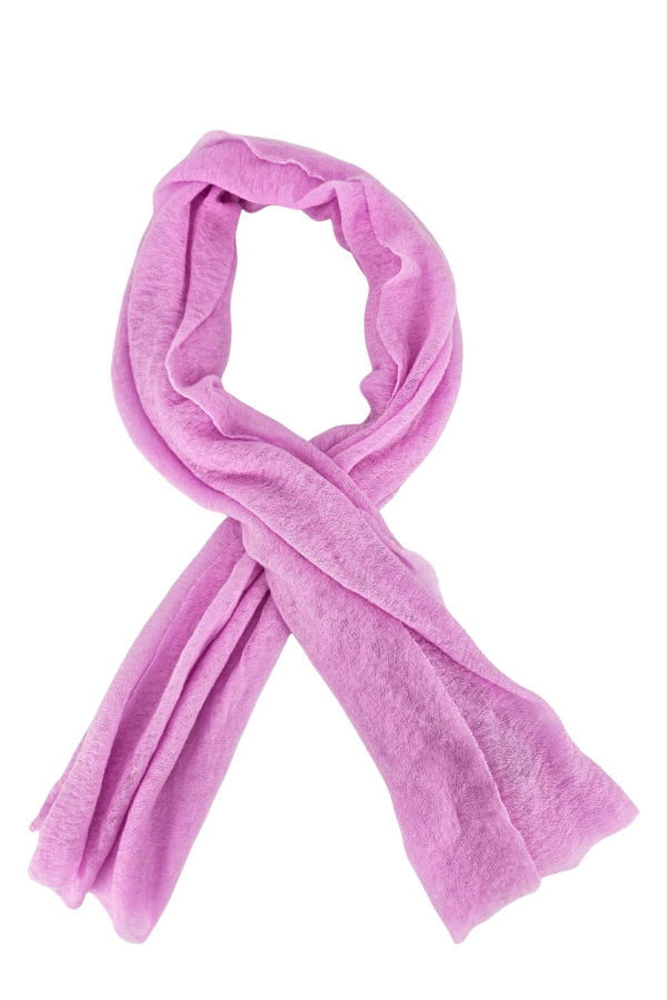 Botto Giuseppe Small Cashmere Plain Scarf - Lavender